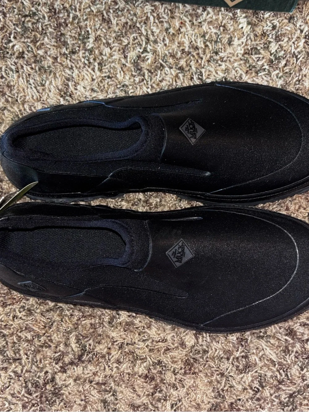 Muck Boot Company Mens Forager Slip On Shoe Black Waterproof FLR-000 Size 12 New